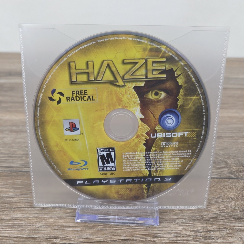 Haze (Sony PlayStation 3, 2008 PS3) - Disc Only Tested Working